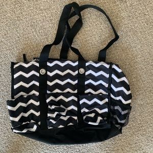 Thirty one zip top organizing utility tote